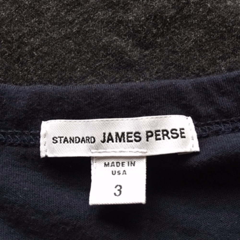 2 Men's James Perse long sleeved t-shirts SZ 3